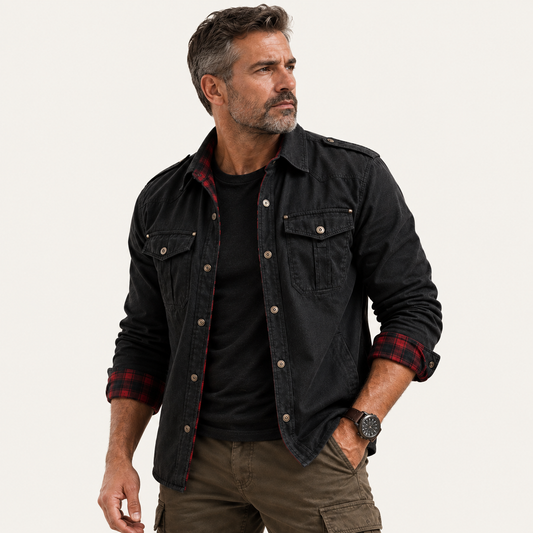 Canvas Shirt Jacket