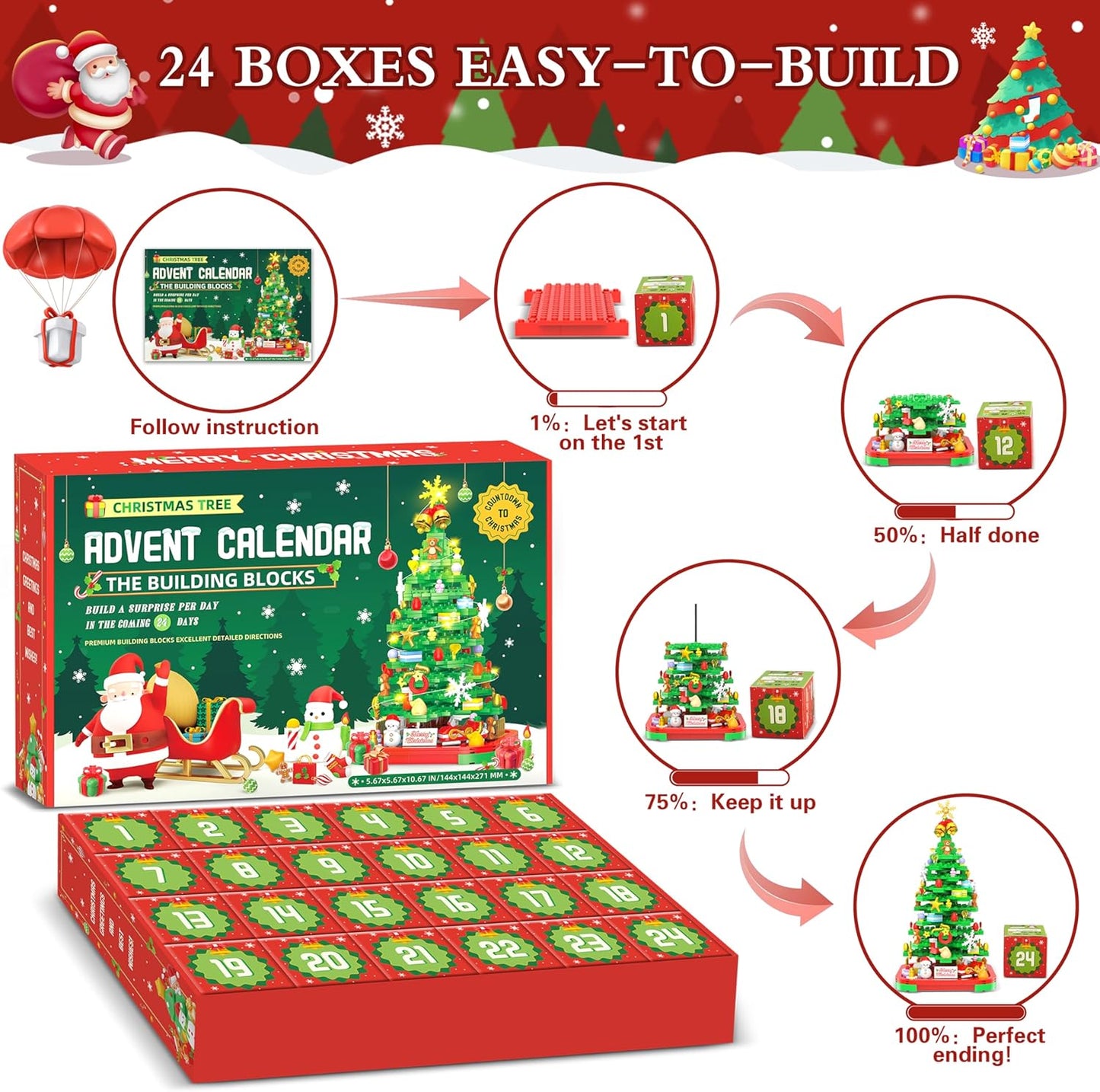 Build-a-Tree Christmas Countdown™ - Advent Calendar