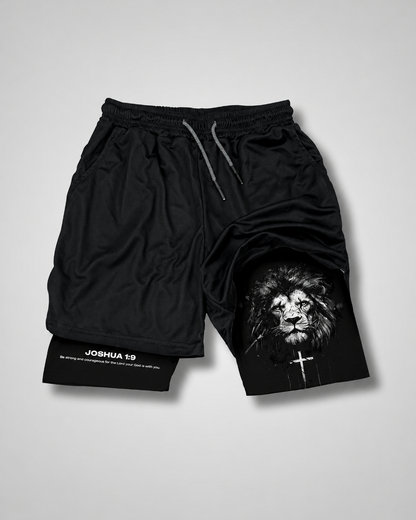 Lion Performance Shorts | Joshua 1:9