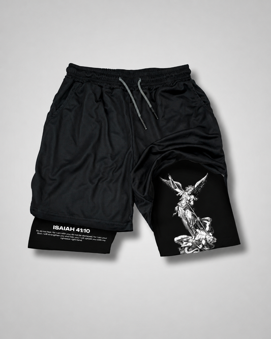 Angel e Devil Performance Shorts | Isaiah 41:10