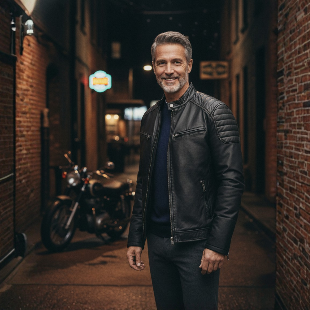 Titan leather Jacket